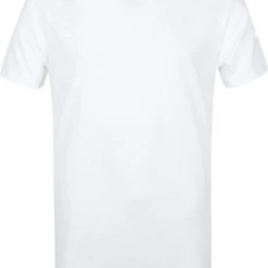 Basic T-shirts Alan Red Vermont T-Shirt V-Hals Wit 3 Pack -Aanbiedingen Shirt Vorm Winkel 74305 2 1