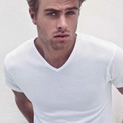 Basic T-shirts Alan Red Vermont T-Shirt V-Hals Wit 3 Pack -Aanbiedingen Shirt Vorm Winkel 74305 3 1