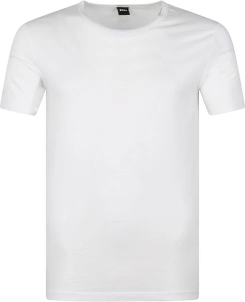 Basic T-shirts Hugo Boss T-shirt Modern 2-Pack Wit 4 Basic T-shirts Hugo Boss T-shirt Modern 2-Pack Wit - Afbeelding 2