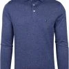 Poloshirts Met Lange Mouwen Tommy Hilfiger Poloshirt Long Sleeve Blauw -Aanbiedingen Shirt Vorm Winkel 74401 1