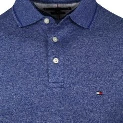 Poloshirts Met Lange Mouwen Tommy Hilfiger Poloshirt Long Sleeve Blauw -Aanbiedingen Shirt Vorm Winkel 74401 2 1