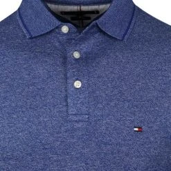 Poloshirts Met Lange Mouwen Tommy Hilfiger Poloshirt Long Sleeve Blauw -Aanbiedingen Shirt Vorm Winkel 74401 2