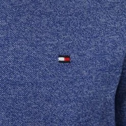 Poloshirts Met Lange Mouwen Tommy Hilfiger Poloshirt Long Sleeve Blauw -Aanbiedingen Shirt Vorm Winkel 74401 3