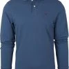 Poloshirts Met Lange Mouwen Hackett Long Sleeve Polo Blauw -Aanbiedingen Shirt Vorm Winkel 74420 1