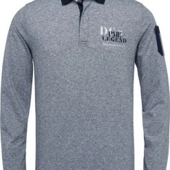 Poloshirts Met Lange Mouwen PME Legend Longsleeve Polo Streep Blauw -Aanbiedingen Shirt Vorm Winkel 74431 1 1