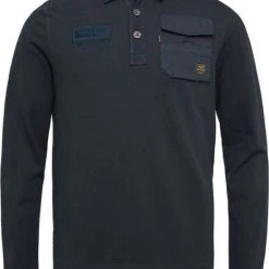 Poloshirts Met Lange Mouwen PME Legend Longsleeve Polo Pique Navy 12 Poloshirts Met Lange Mouwen PME Legend Longsleeve Polo Pique Navy -Aanbiedingen Shirt Vorm Winkel 74432 1 1