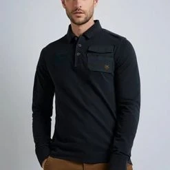 Poloshirts Met Lange Mouwen PME Legend Longsleeve Polo Pique Navy 13 Poloshirts Met Lange Mouwen PME Legend Longsleeve Polo Pique Navy -Aanbiedingen Shirt Vorm Winkel 74432 4 1