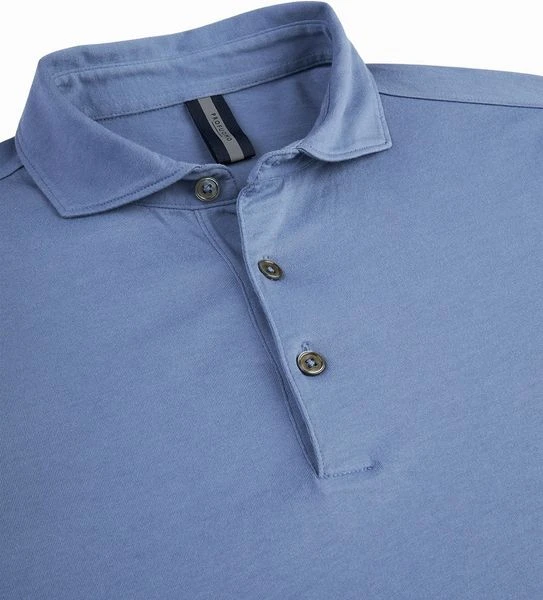 Poloshirts Met Lange Mouwen Profuomo Longsleeve Polo Blauw 5 Poloshirts Met Lange Mouwen Profuomo Longsleeve Polo Blauw - Afbeelding 3