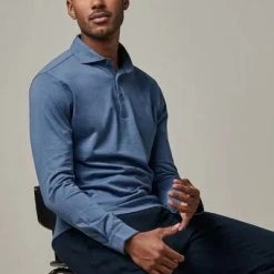 Poloshirts Met Lange Mouwen Profuomo Longsleeve Polo Blauw 13 Poloshirts Met Lange Mouwen Profuomo Longsleeve Polo Blauw -Aanbiedingen Shirt Vorm Winkel 74489 4 1