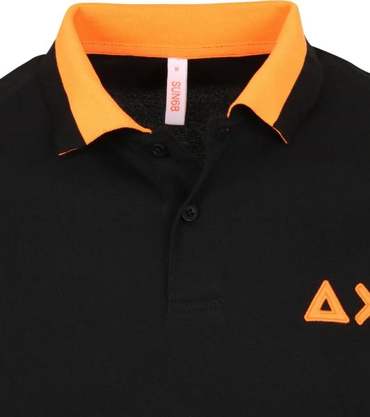 Poloshirts Met Lange Mouwen Sun68 Longsleeve Polo Zwart 4 Poloshirts Met Lange Mouwen Sun68 Longsleeve Polo Zwart - Afbeelding 2