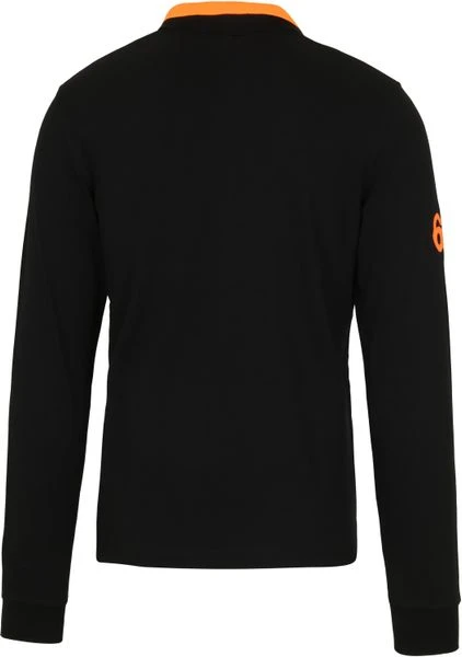 Poloshirts Met Lange Mouwen Sun68 Longsleeve Polo Zwart 6 Poloshirts Met Lange Mouwen Sun68 Longsleeve Polo Zwart - Afbeelding 4