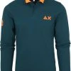 Poloshirts Met Lange Mouwen Sun68 Longsleeve Polo Donkergroen -Aanbiedingen Shirt Vorm Winkel 74566 1