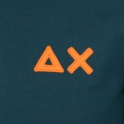 Poloshirts Met Lange Mouwen Sun68 Longsleeve Polo Donkergroen -Aanbiedingen Shirt Vorm Winkel 74566 3