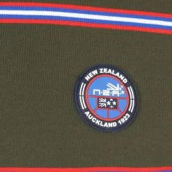 New Zealand Auckland Poloshirts Met Lange Mouwen NZA Polo Franz Josef Strepen Donkergroen -Aanbiedingen Shirt Vorm Winkel 74571 3