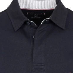 Poloshirts Met Lange Mouwen Tommy Hilfiger Rugby Poloshirt Donkerblauw -Aanbiedingen Shirt Vorm Winkel 74616 2 1