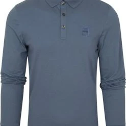 Poloshirts Met Lange Mouwen Hugo Boss LS Passerby Polo Blauw