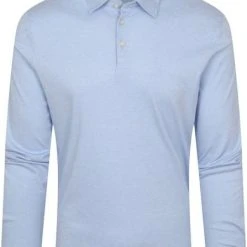 Poloshirts Met Lange Mouwen Desoto Polo LS Lichtblauw -Aanbiedingen Shirt Vorm Winkel 74678 1 1