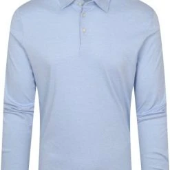 Poloshirts Met Lange Mouwen Desoto Polo LS Lichtblauw