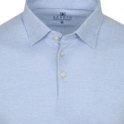 Poloshirts Met Lange Mouwen Desoto Polo LS Lichtblauw -Aanbiedingen Shirt Vorm Winkel 74678 2 1