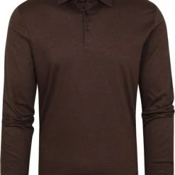 Poloshirts Met Lange Mouwen Desoto Polo LS Bruin 12 Poloshirts Met Lange Mouwen Desoto Polo LS Bruin -Aanbiedingen Shirt Vorm Winkel 74679 1 1