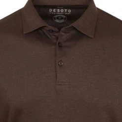 Poloshirts Met Lange Mouwen Desoto Polo LS Bruin 13 Poloshirts Met Lange Mouwen Desoto Polo LS Bruin -Aanbiedingen Shirt Vorm Winkel 74679 2 1