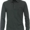 Poloshirts Met Lange Mouwen Casa Moda Polo LS Donkergroen -Aanbiedingen Shirt Vorm Winkel 74685 1