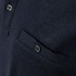 Poloshirts Met Lange Mouwen Casa Moda Polo LS Navy Blauw -Aanbiedingen Shirt Vorm Winkel 74688 3
