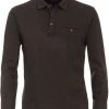 Poloshirts Met Lange Mouwen Casa Moda Polo LS Bruin 2 Poloshirts Met Lange Mouwen Casa Moda Polo LS Bruin -Aanbiedingen Shirt Vorm Winkel 74690 1