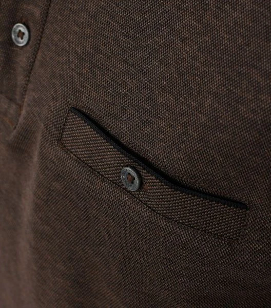 Poloshirts Met Lange Mouwen Casa Moda Polo LS Bruin 5 Poloshirts Met Lange Mouwen Casa Moda Polo LS Bruin - Afbeelding 3