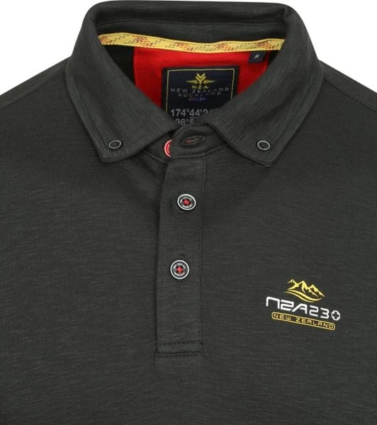 New Zealand Auckland Poloshirts Met Lange Mouwen NZA Polo Grovetown Donkergroen 8 New Zealand Auckland Poloshirts Met Lange Mouwen NZA Polo Grovetown Donkergroen - Afbeelding 6