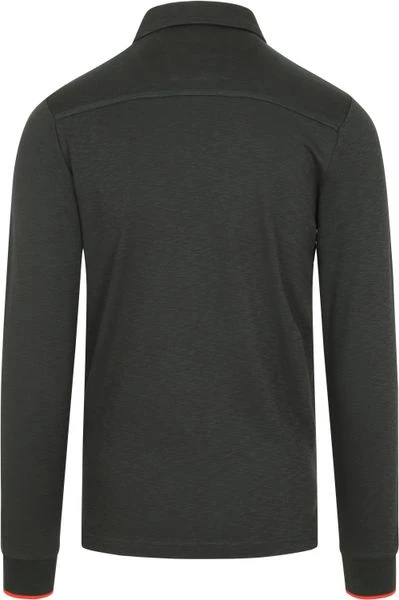 New Zealand Auckland Poloshirts Met Lange Mouwen NZA Polo Grovetown Donkergroen 6 New Zealand Auckland Poloshirts Met Lange Mouwen NZA Polo Grovetown Donkergroen - Afbeelding 4