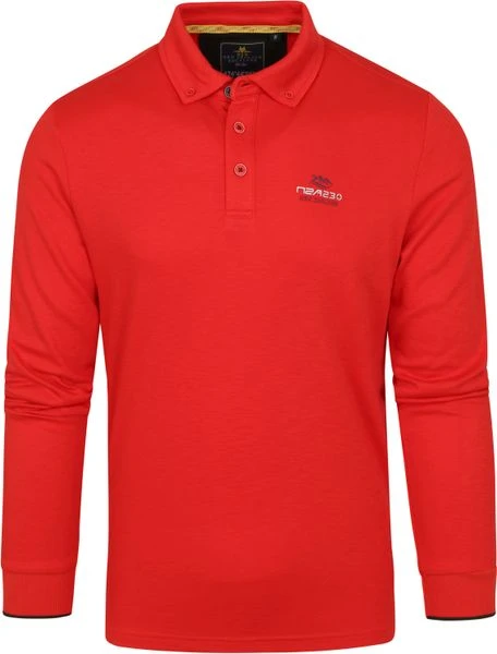 New Zealand Auckland Poloshirts Met Lange Mouwen NZA Polo Grovetown Rood 3 New Zealand Auckland Poloshirts Met Lange Mouwen NZA Polo Grovetown Rood