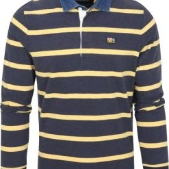 New Zealand Auckland Poloshirts Met Lange Mouwen NZA Polo Otara Donkerblauw -Aanbiedingen Shirt Vorm Winkel 74811 1 1