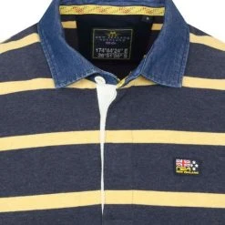 New Zealand Auckland Poloshirts Met Lange Mouwen NZA Polo Otara Donkerblauw -Aanbiedingen Shirt Vorm Winkel 74811 2 1