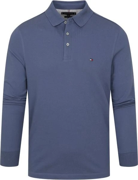 Poloshirts Met Lange Mouwen Tommy Hilfiger Poloshirt Longsleeve Indigo 7 Poloshirts Met Lange Mouwen Tommy Hilfiger Poloshirt Longsleeve Indigo - Afbeelding 5