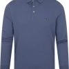 Poloshirts Met Lange Mouwen Tommy Hilfiger Poloshirt Longsleeve Indigo -Aanbiedingen Shirt Vorm Winkel 74822 1