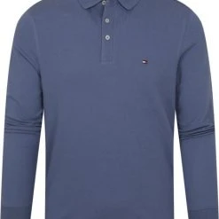 Poloshirts Met Lange Mouwen Tommy Hilfiger Poloshirt Longsleeve Indigo