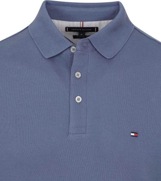 Poloshirts Met Lange Mouwen Tommy Hilfiger Poloshirt Longsleeve Indigo 4 Poloshirts Met Lange Mouwen Tommy Hilfiger Poloshirt Longsleeve Indigo - Afbeelding 2