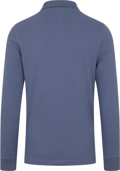 Poloshirts Met Lange Mouwen Tommy Hilfiger Poloshirt Longsleeve Indigo 6 Poloshirts Met Lange Mouwen Tommy Hilfiger Poloshirt Longsleeve Indigo - Afbeelding 4