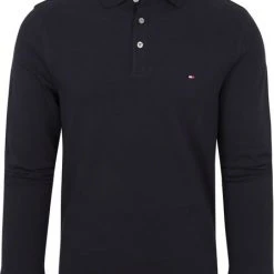 Poloshirts Met Lange Mouwen Tommy Hilfiger 1985 Poloshirt Long Sleeve Navy