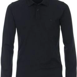 Poloshirts Met Lange Mouwen Casa Moda Longsleeve Polo Navy Blauw -Aanbiedingen Shirt Vorm Winkel 74968 1 1