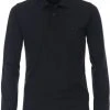 Poloshirts Met Lange Mouwen Casa Moda Longsleeve Polo Navy Blauw -Aanbiedingen Shirt Vorm Winkel 74968 1