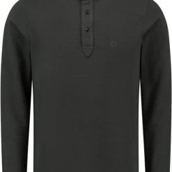 Poloshirts Met Lange Mouwen Dstrezzed Polo Longsleeve Donkergrijs -Aanbiedingen Shirt Vorm Winkel 74980 1 1