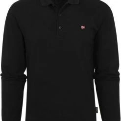 Poloshirts Met Lange Mouwen Napapijri Ealis Longsleeve Polo Zwart -Aanbiedingen Shirt Vorm Winkel 75021 1 1