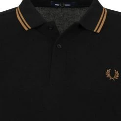 Slim-Fit Polo's Fred Perry Polo M3600 Zwart 13 Slim-Fit Polo's Fred Perry Polo M3600 Zwart -Aanbiedingen Shirt Vorm Winkel 75141 2 1