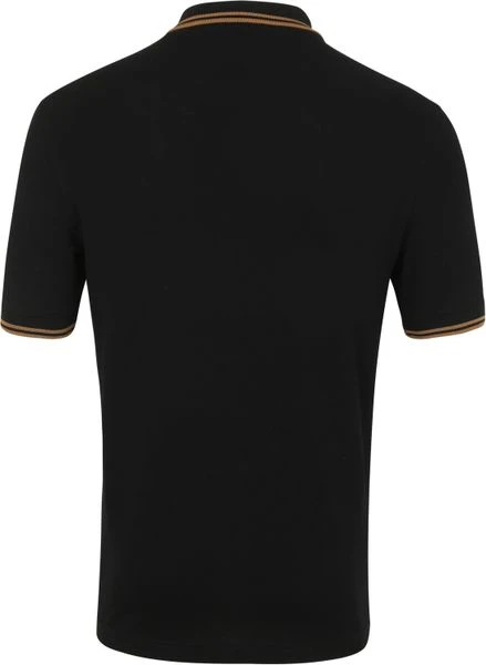 Slim-Fit Polo's Fred Perry Polo M3600 Zwart 6 Slim-Fit Polo's Fred Perry Polo M3600 Zwart - Afbeelding 4