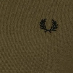 Slim-Fit Polo's Fred Perry Polo M3600 Groen -Aanbiedingen Shirt Vorm Winkel 75142 3