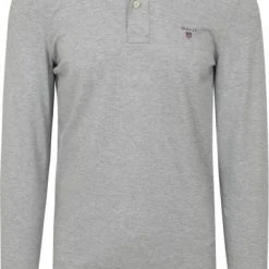 Poloshirts Met Lange Mouwen Gant Polo Poloshirt Rugger Grijs -Aanbiedingen Shirt Vorm Winkel 75155 1 1