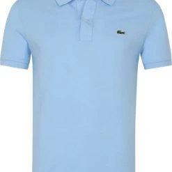 Slim-Fit Polo's Lacoste Pique Poloshirt Lichtblauw