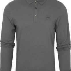 Poloshirts Met Lange Mouwen Hugo Boss LS Passerby Polo Grijs -Aanbiedingen Shirt Vorm Winkel 75234 1 1
